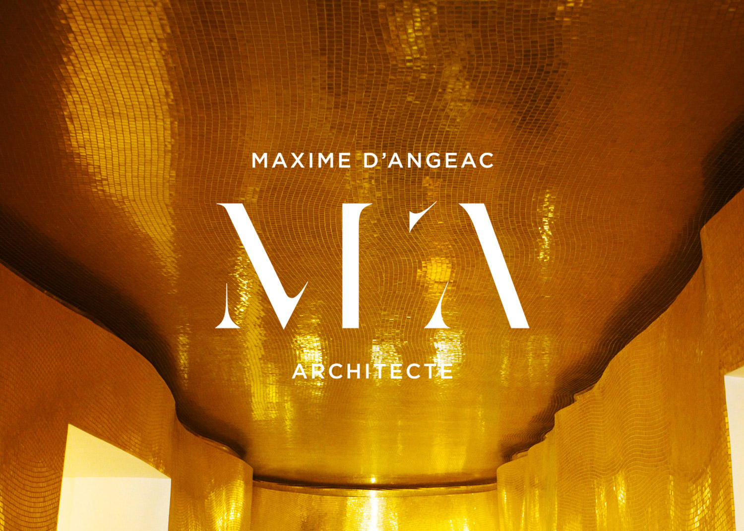 Logo of the architect Maxime d’Angeac