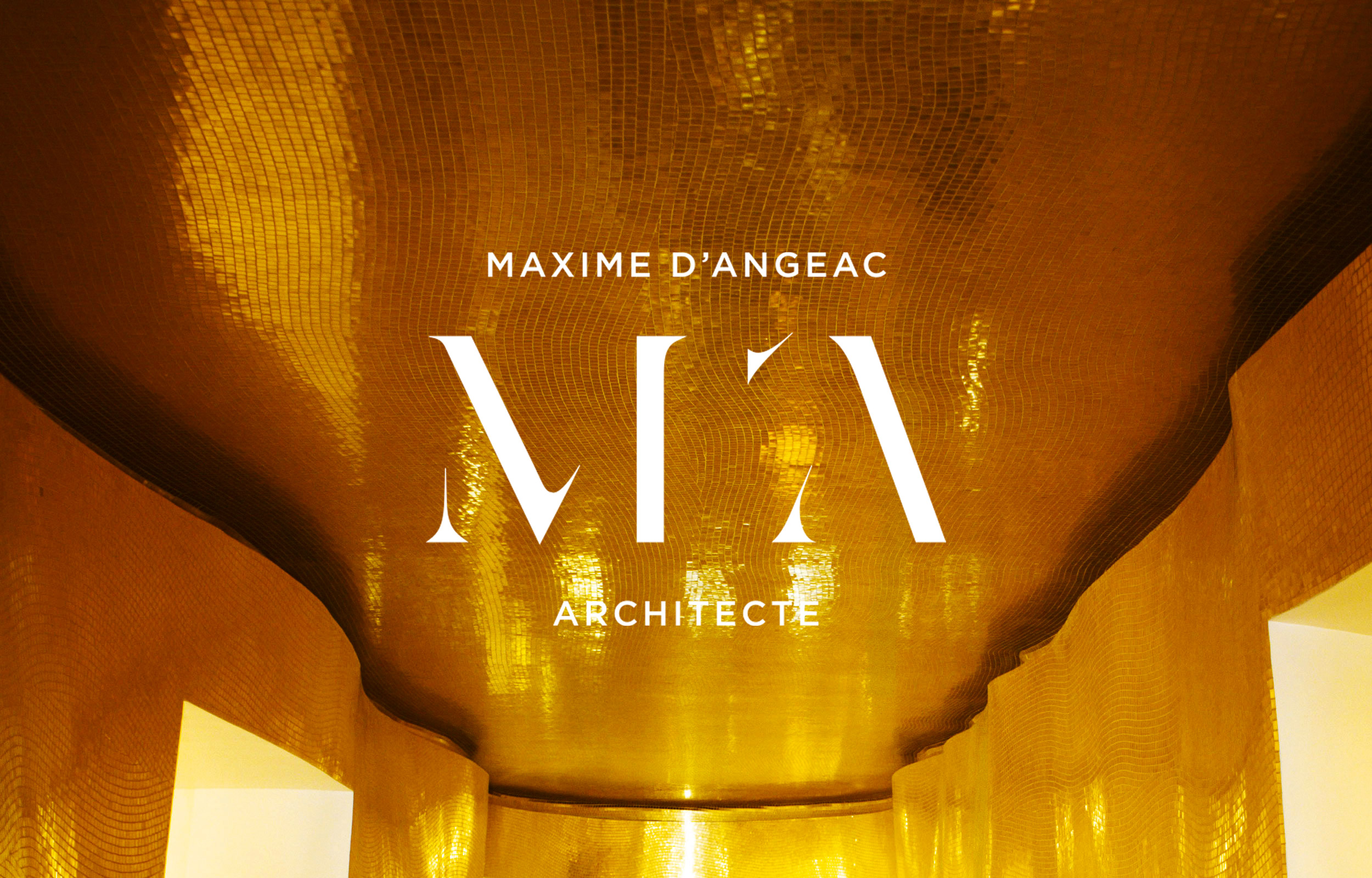 Logo of the architect Maxime d’Angeac